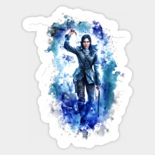 Tomb Raider Painting Sticker